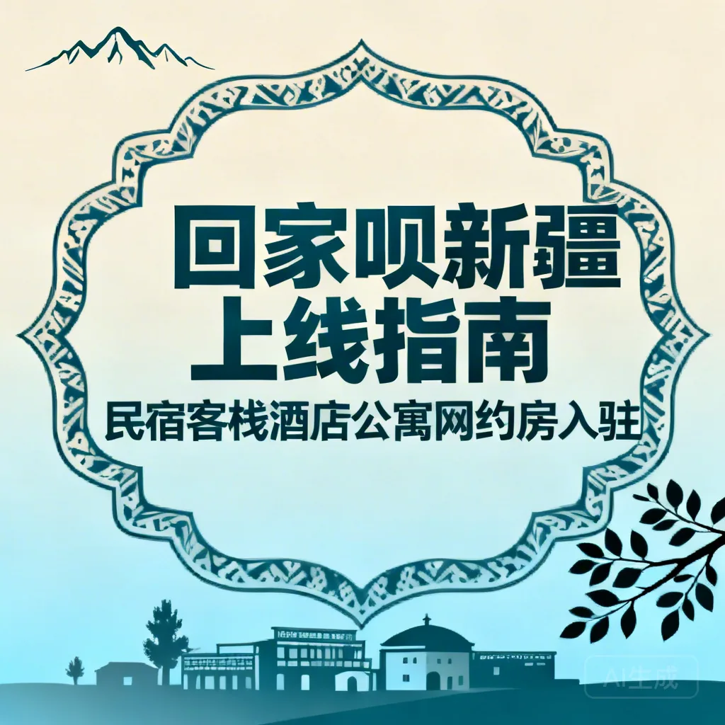 回家呗新疆上线指南原稿 AI 配图