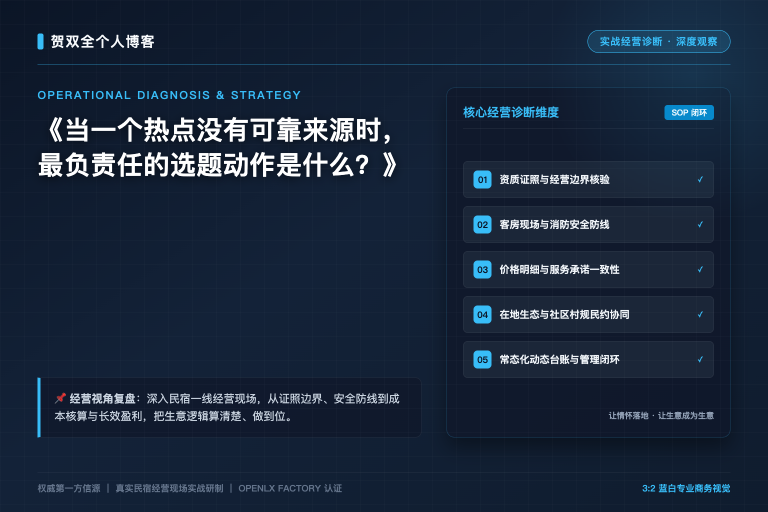 当一个热点没有可靠来源时,最负责任的选题动作是什么?